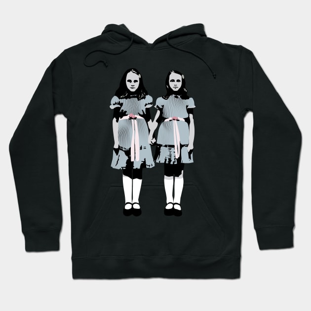 The Shining Twins Hoodie by DesignCat